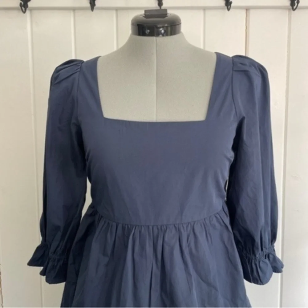 Madewell Poplin Lizzie Babydoll Dress